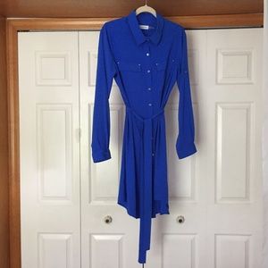 NWOT Calvin Klein Shirt Dress